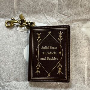 COACH Notebook Bag Charm